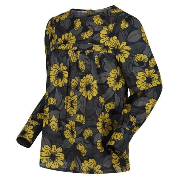 Regatta Orla Kiely Blouse Top - FlwrPopMustd