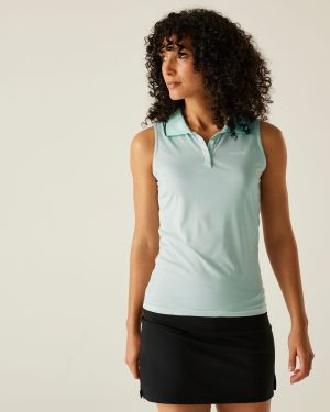 Regatta Women's Quick Drying Tima II Polo Vest Top Icy Morn, Size: 8