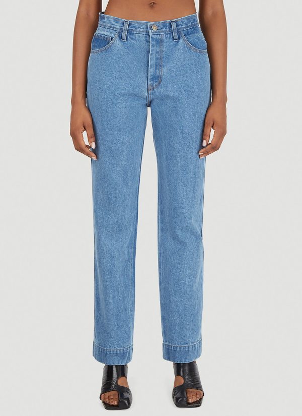 Rejina Pyo Alfie Straight-leg Jeans - Woman Jeans Blue Uk - 12