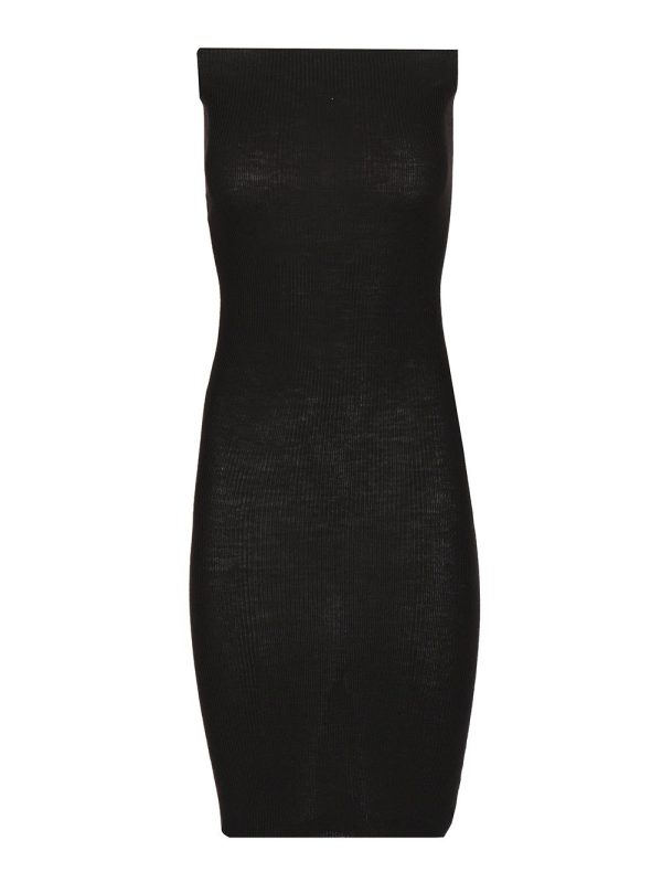 Rick Owens Black Athena Top Lightweight Wool Knit
