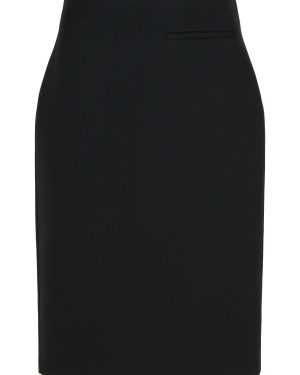 Róhe pencil Black Wool Blend Skirt
