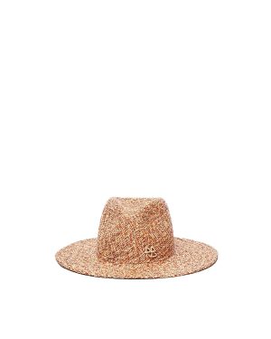 Ruslan Baginskiy Straw Fedora With Logo