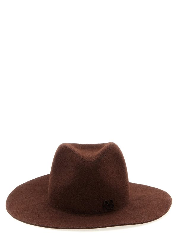 Ruslan Baginskiy monogram-embellished Fedora Hat