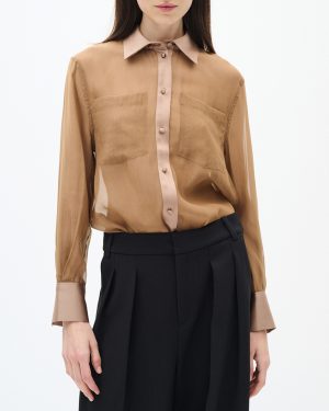 Russet Semi Sheer Corelle Shirt