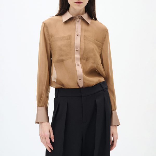 Russet Semi Sheer Corelle Shirt