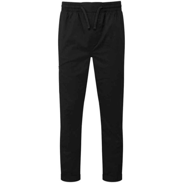 (S, Black) Premier Unisex Adult Recyclight Chef Cargo Trousers