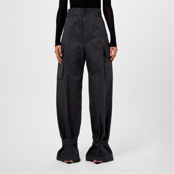 SAINT LAURENT Cassandre Cargo Trousers - Grey