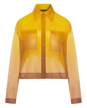 SILK ORGANZA CROP SHIRT - Maxmara Pianoforte - Woman