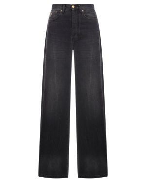 SKATER LOOSE WIDE LEG JEANS - Lois - Woman