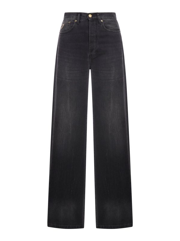 SKATER LOOSE WIDE LEG JEANS - Lois - Woman