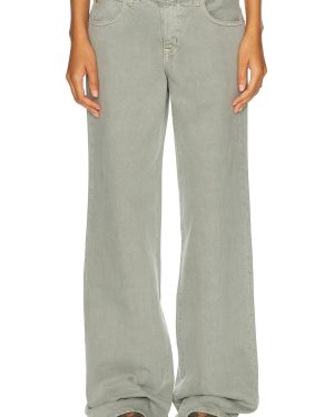 SLVRLAKE Mica Straight Leg Jeans in Forest Green - Olive. Size 30 (also in ).