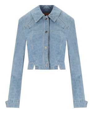 STINE GOYA SAMMIE CROPPED DENIM JACKET