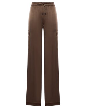STRETCH SILK SATIN CARGO PANTS - Tom Ford - Woman