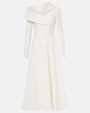 Safiyaa Odelle asymmetric midi dress