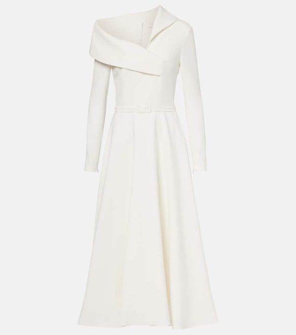 Safiyaa Odelle asymmetric midi dress