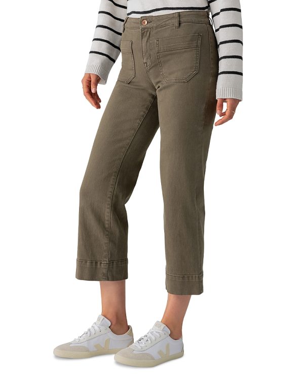 Sanctuary The Marine Cropped Wide Leg Pants