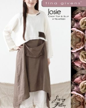 Sew Tina Givens Paper Sewing Pattern Josie Dress & Crop Top