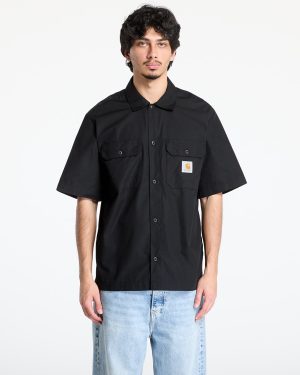 Shirt Carhartt WIP Short Sleeve Craft Shirt UNISEX Black XS