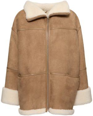 Signature Shearling Zip Coat