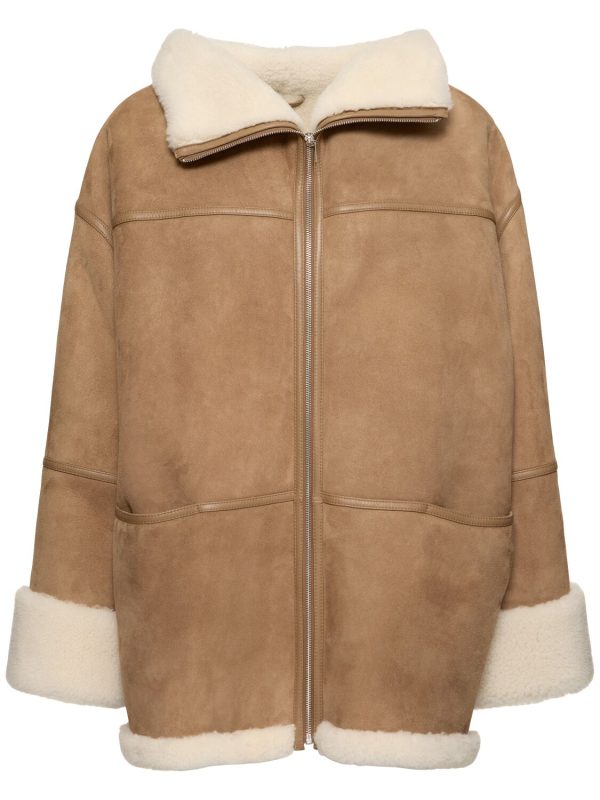 Signature Shearling Zip Coat