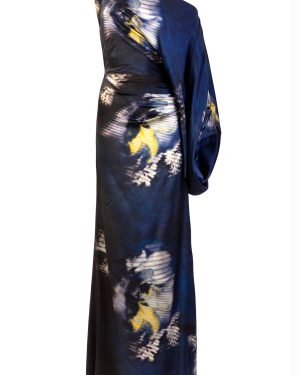 Silvia Tcherassi - Dotty Asymmetric Silk Dress - Blue - S - Only At Moda Operandi