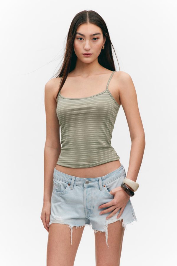 Slim Strappy Tank Top