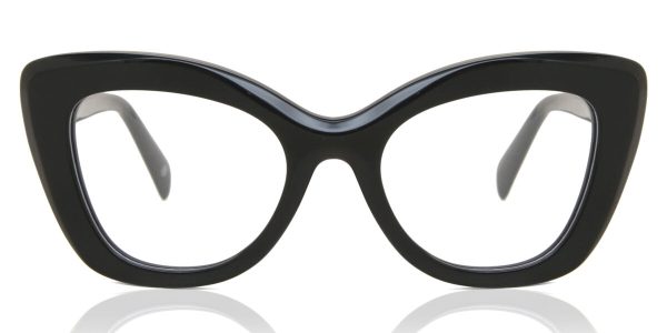 SmartBuy Collection Fedora Women's Glasses, Black, Size 53