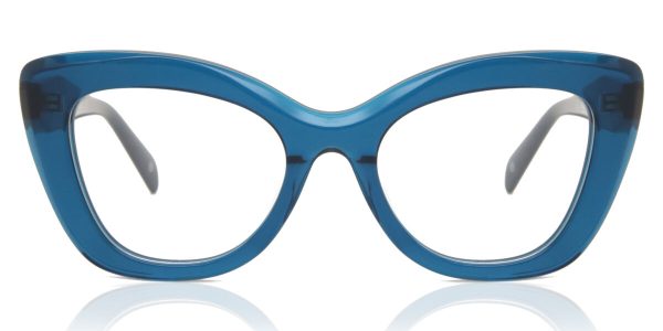 SmartBuy Collection Fedora Women's Glasses, Blue, Size 53