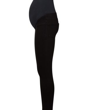 Spanx Mama Jean-ish Maternity Leggings - Black - M