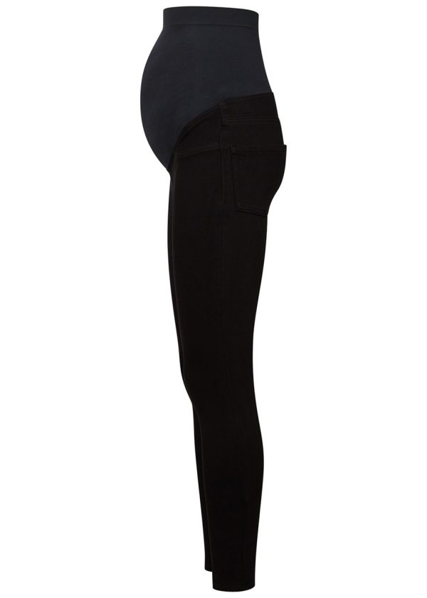Spanx Mama Jean-ish Maternity Leggings - Black - M