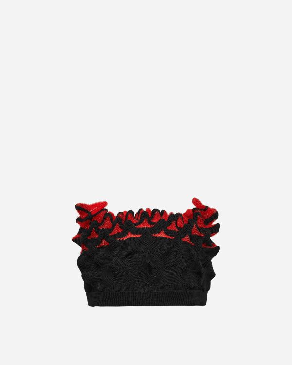 Spiky Beanie Black / Red