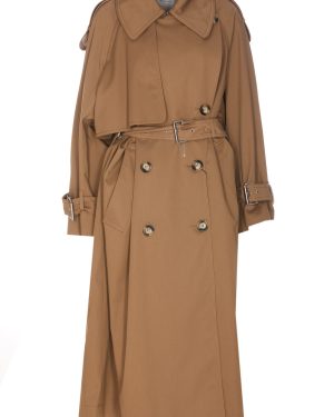 SportMax Doublebreasted Belted Coat
