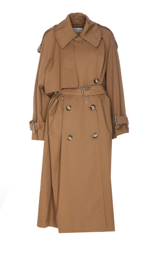 SportMax Doublebreasted Belted Coat