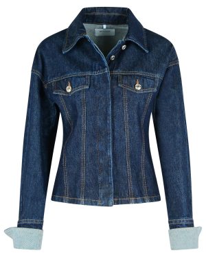 SportMax gange Blue Denim Jacket