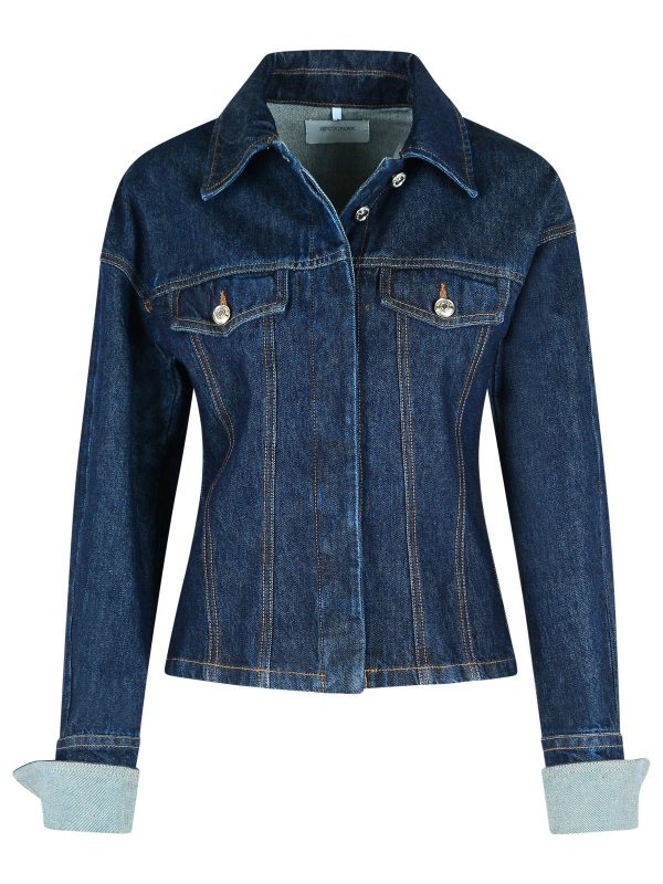 SportMax gange Blue Denim Jacket