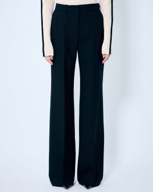 Sportmax Wide Leg Tailored Pants - Woman Pants Black It - 42