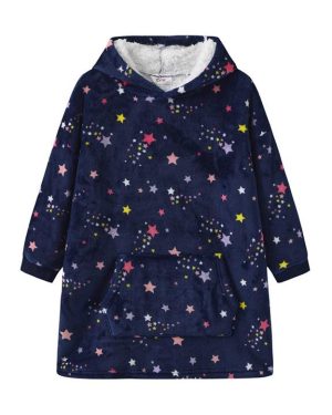 Star Snuggle Hoody Infant - Blue