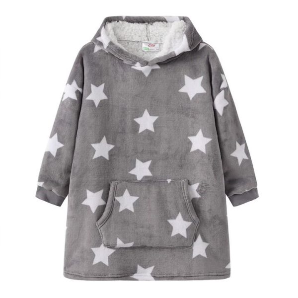 Star Snuggle Hoody Infant - Grey