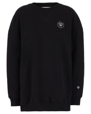 Stella McCartney Black Cotton Oversize Sweatshirt