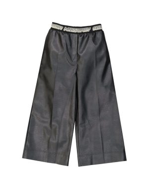 Stella McCartney Cropped Leather Effect Pants