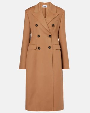 Stella McCartney Double-breasted virgin wool coat
