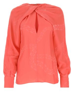 Stella McCartney Salmon Satin Blouse