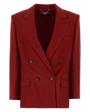 Stella McCartney Tiziano Red Wool Blazer