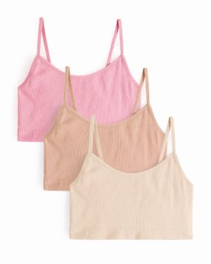 Strappy Crop Top 3 Pack