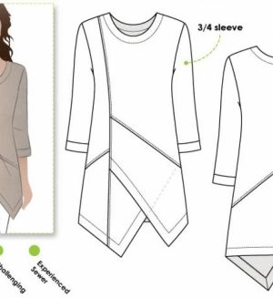 Style Arc Paper Sewing Pattern Lani Tunic Top