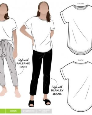 Style Arc Paper Sewing Pattern Teagan Knit Top