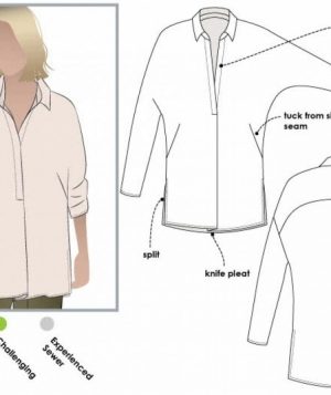 Style Arc Paper Sewing Pattern Trudy Tunic Top