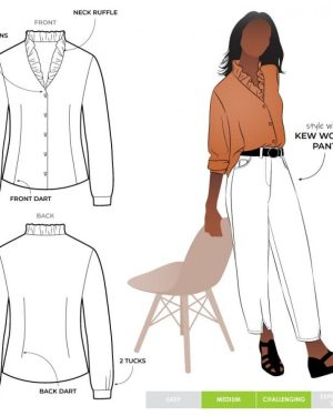 Style Arc Sewing Pattern Francesca Shirt Women Sizes 10-22