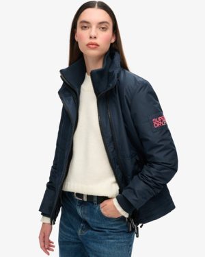 Superdry Women's Mountain Windbreaker Jacket Navy / Eclipse Navy - Size: 10