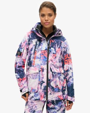 Superdry Women's Ski Ultimate Rescue Jacket Purple / Mountain Mesh Purple - Size: 8